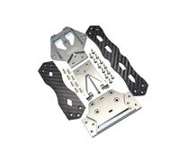 QOAKSDY RC Teile per LOSI per Lasernut U4 1/10 RC Accessori di Aggiornamento per Auto Piastra di Supporto per Scheda Secondo Piano in Metallo LOS231064(Gray)