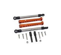 QOAKSDY RC Teile per LOSI per Lasernut U4 per Rock per Racer 1/10 RC Auto Barra Antirollio Posteriore in Alluminio E Tirante in Acciaio Set Barra Antirollio Posteriore(Yellow)