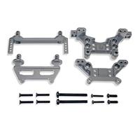 QOAKSDY RC Teile per MJX per Hyper per Go 16208 16209 H16 H16BM 1/16 RC Auto Parti di Aggiornamento Pilastri del Corpo Anteriore Posteriore Ammortizzatore Torre(Gray)