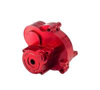 QOAKSDY RC Teile per Mn128 Mn86 G500 Parti di Aggiornamento della Copertura della Scatola Dell'onda del Motore in Metallo Accessori per Auto Cingolate Rc 1/12(Red)