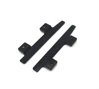QOAKSDY RC Teile per MN82 LC79 per MN78 1/12 Veicoli RC Gradini Laterali di Metallo Parte Piedali del Piede per Auto RC Parti di Aggiornamento(Black)