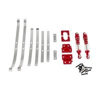 QOAKSDY RC Teile per MN82 per LC79 Ammortizzatore ASSE Posteriore per Molle A Balestra E Fisso per Set Staffa di Montaggio Sedile 1/12 rc Cars Parts(Red)
