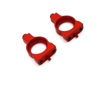 QOAKSDY RC Teile per Mosquito per Mini-Q per Racing Drift 1/28 RC Parti di Automobili Modifica di Aggiornamento in Metallo Montaggio Cambio Anteriore(Red)