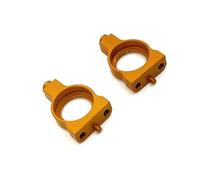 QOAKSDY RC Teile per Mosquito per Mini-Q per Racing Drift 1/28 RC Parti di Automobili Modifica di Aggiornamento in Metallo Montaggio Cambio Anteriore(Yellow)