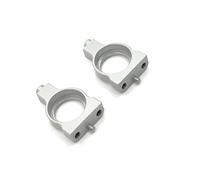 QOAKSDY RC Teile per Mosquito per Mini-Q per Racing Drift 1/28 RC Parti di Automobili Modifica di Aggiornamento in Metallo Montaggio Cambio Anteriore(Silver)