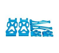 QOAKSDY RC Teile per SCY 16101 16102Pro 16103 Braccio di Sospensione in Lega di Alluminio Ruota per ASSE Posteriore Seat per Parti di Auto RC Seat(Blue)