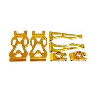 QOAKSDY RC Teile per SCY 16101 16102Pro 16103 Braccio di Sospensione in Lega di Alluminio Ruota per ASSE Posteriore Seat per Parti di Auto RC Seat(Yellow)
