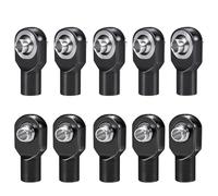 QOAKSDY RC Teile per Slash per Hoss per Rustler per Stampede per Telluride 4x4 1/10 RC Parti di Automobili Testa A Sfera M3 Rod Ends Link Tie Giunto Sferico(Black)
