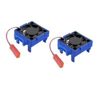 QOAKSDY RC Teile per Traxxas per Bandit per Rustler per Stampede per Slash 2WD 4X4 per VXL Parti di Aggiornamento 2 Pezzi Ventola di Raffreddamento del Dissipatore di Calore