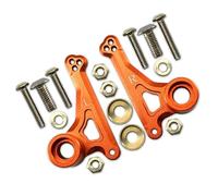 QOAKSDY RC Teile per Traxxas per E-Revo 2.0 per VXL 86086-4 per Monster Truck 1/10 RC Auto Aggiornamento in Metallo Anteriore Bilanciere Set Shock Mount 5358(Yellow)