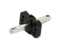 QOAKSDY RC Teile per Traxxas per Slash per Rustler per Stampede per Bandit 2WD 1/10 RC Parti di Automobili Differenziale Locker Spool Diff Blocco Spool(Black)