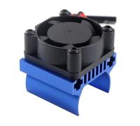 QOAKSDY RC Teile per TRAXXAS TRX4 TRX4-M per Axial Scx24 1/18 RC Crawler Car Upgrade Parts Accessori 180 Ventola di Raffreddamento del Motore Dissipatore di Calore(Blue)