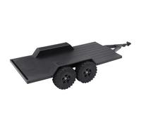 QOAKSDY RC Teile per TRX4-M per Defender per Bronco Parti di Aggiornamento Utilità Rimorchio con Gancio per Il Trasporto Dietro L'auto 1/18 RC Crawler Car