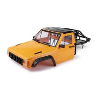 QOAKSDY RC Teile Per TRX4 Per Axial Per SCX10 90046 1/10 RC Crawler Auto Parti Di Aggiornamento Accessori Corpo In Plastica Cabina/Back-mezza Gabbia(Yellow Complete Set)