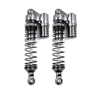 QOAKSDY RC Teile per TRX4 per Axial per SCX10 90046 D90 KM2 Y05 1 Paio di Ammortizzatori con Telecomando Completamente in Metallo per 1/10 RC Veicolo da Pista(Gray)