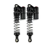 QOAKSDY RC Teile per TRX4 per Axial per SCX10 90046 D90 KM2 Y05 1 Paio di Ammortizzatori con Telecomando Completamente in Metallo per 1/10 RC Veicolo da Pista(Black)