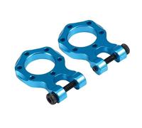 QOAKSDY RC Teile per TRX4 per SCX10 TF2 per Wrangler per Gladiator per Element per Enduro 2 Pezzi Paraurti D-Ring Gancio di Traino 1/10 RC Crawler Car(Blue)