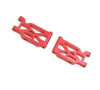 QOAKSDY RC Teile per Wltoys 104001 1/10 RC Auto Parti di Aggiornamento Accessori 2 Pezzi Braccio di Sospensione Anteriore in Lega di Alluminio per Bracci Oscillanti(Red)