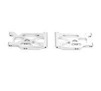 QOAKSDY RC Teile per Wltoys 104001 1/10 RC Auto Parti di Aggiornamento Accessori 2 Pezzi Braccio di Sospensione Anteriore in Lega di Alluminio per Bracci Oscillanti(Silver)