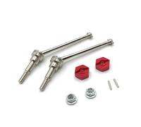 QOAKSDY RC Teile per Wltoys 12423 12427 12428 1/12 Accessori per Auto con Telecomando per Aggiornamento Accoppiatore Albero di Trasmissione Anteriore(Red)