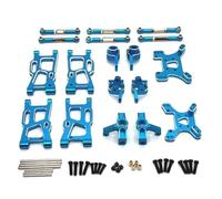 QOAKSDY RC Teile per Wltoys 144001 144002 144010 124008 124016 124017 124018 124019 per RIaarIo XDKJ-001 XDKJ-006 AM-X12 Braccio di Sospensione per Auto RC(Blue)