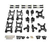 QOAKSDY RC Teile per Wltoys 144001 144002 144010 124008 124016 124017 124018 124019 per RIaarIo XDKJ-001 XDKJ-006 AM-X12 Braccio di Sospensione per Auto RC(Black)