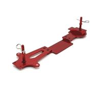 QOAKSDY RC Teile per Wltoys 144001 144002 144010 144016 per RIaarIo Metallo Piastra di Bordo del Secondo Piano con Supporto per Corpo Post 1/14 Parti di Automobili RC(Red)