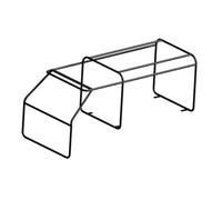 QOAKSDY RC Teile per WPL D12 1/10 RC Truck Car Aggiornamenti Parti Posteriori in Metallo Mezza Gabbia Posteriore Roll-Bar Accessori Decorativi