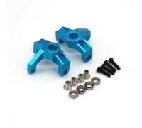 QOAKSDY RC Teile per Wtoys 144001 144010 124008 124010 124016 124017 124018 124019 RC Auto 4WD Parti di Aggiornamento in Metallo Parti della Tazza dello Sterzo(Blue)