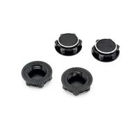 QOAKSDY RC Teile per ZD per Racing EX07 DBX07 1/7 1/8 RC Modello di Auto Parti di Aggiornamento Copertura Ruota in Metallo 17mm Mozzo Ruota Esagonale Pneumatici Dadi 8556(Black)