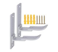 QOAKSDY RC Teile RC per Il Modello per L'arrampicata Auto Veicolo Fuoristrada Armadio Display Rack di Stoccaggio Appendiabiti da Parete Adatto 1/18 1/16 1/10 1/8 1/5 RC Camion(Silver)