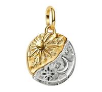 QOAUPO Ciondolo in argento sterling 925 - Ciondolo a forma di cuore farfalla per collana e bracciale da donna | Regalo per la mamma, klein, Argento sterling