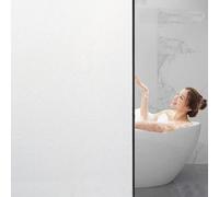 Qobobo Pellicola per Vetri Finestre Pellicola Opaca Privacy 44.5 x 200 cm Pellicola Oscurante Autoadesiva Pellicola Anti UV Vetrofanie Pellicola Elettrostatica per Vetri Mate Bianco