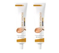 QOCUILC 2 Pezzi Crema Veleno d'Api,Bee Venom Crema ldratante Antirughe per Viso e Collo Rimozione e Rassodamento,Idratante,Lifting e Recupero Per Tutti i Tipi Di Pelle,20g