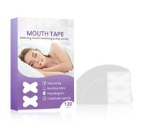 QOCUILC Mouth Tape For Sleeping,120 Pezzi Cerotti Bocca Per Dormire,Strisce Bocca Anti Russamento Per Migliorare Le Cattive Abitudini Russare,Parlare Nel Sonno,Sbavare,Dispositivo Anti Russamento