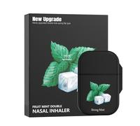 QOCUILC Stick Nasale - 1 Pezzo Inalatore con Mento e Aroma di Erbe per Respiro Libero, Freschezza e Concentrazione (Portatile)