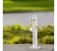 qodxcrfv Robinet d'Extérieur Vertical en Acier Inoxydable, fontana da giardino esterno, Design Moderne et Élégant, Hauteur 60cm ou 95cm, Antigel Intégré, Pour Jardin, Terrasse, Villa