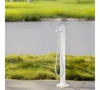qodxcrfv Robinet d'Extérieur Vertical en Acier Inoxydable, fontana da giardino esterno, Design Moderne et Élégant, Hauteur 60cm ou 95cm, Antigel Intégré, Pour Jardin, Terrasse, Villa