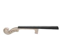 Qoekacy 4/4 Vita Acero Violino Collo Ebano Tocco Violino Fai da te Kit con Mano Intagliato Scorri