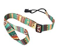 Qoekacy Adjustable Soft Polyester Guitar Ukulele Guitar Acoustic Bass Tracolla Cinturino Cinturino a Gancio
