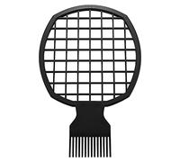 Qoekacy Afro Twist Comb Pettine per Capelli Portatile Due nel per Colpi di Scena Naturali Riccioli Bobine Temi Strumento per Lo Styling Dei Capelli per L'Africano Nero (Nero)