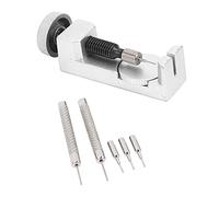 Qoekacy Cinturino da Polso Pin Link Strumento di Riparazione Solvente per Orologi con Pacchetto di 3 Pins Extra, argento