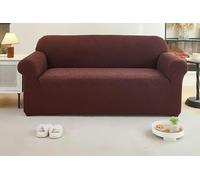 QOEUIUJ Copertura Protettiva for Divano AntiGraffio, Super Elasticizzata Copridivano 1/2/3/4 Posti, Tessuto Jacquard Spesso e Resistente, Antiscivolo Universale Moderno(caffè,93"-118"(234-300cm))
