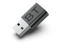 QOFOWIN Mini ricevitore Bluetooth USB 2 in 1, adattatore audio wireless 5.4, 3,5 mm, kit auto, ricevitore musicale per sistema audio stereo domestico/auto, adattatore Bluetooth (AUX-in) con cavo da