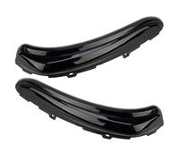 QOGJSG 1 Paio Di Indicatori Di Direzione Lampeggianti Per Specchietti Laterali A LED Con Lenti Nere Dinamiche Da 12 V Per Citroen C3 C4 2018 2019 2020 2021 Specchio Laterale Indicatore Direzione