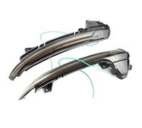 QOGJSG Per A6 C7 C7.5 RS6 S6 4G 2012-2018 Auto Ala Laterale Specchietto Retrovisore Indicatore Lampeggiante LED Dinamico Indicatore Di Direzione Specchio Laterale Indicatore Direzione(Giallo)