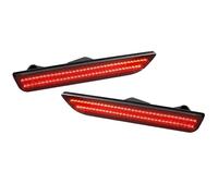 QOGJSG Per Ford Per Mustang 2010 2011 2012 2013 2014 Auto Anteriore Paraurti Posteriore LED Indicatore Laterale Lampada Luce Specchio Laterale Indicatore Direzione(Rear Red)