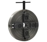 qohoio Mandrino per Legno a 4 Griffe M33 in Acciaio Nero 150x63 mm-147832