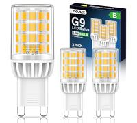 QOJUX Lampadina G9 3.5W 650LM, Equivalente a 50W Lampada Alogena, 2700K Lampadine G9 LED Luce Calda Risparmio energetico, Angolo a fascio 360°, AC 220-240V, Non Dimmerabile, Confezione da 3
