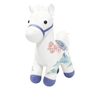 qokeeu Cavallo di peluche - Decorazioni come mascotte per feste e feste di primavera - Cavallo di peluche per il capodanno cinese | Per la decorazione di auto, casa, ufficio, camera da letto